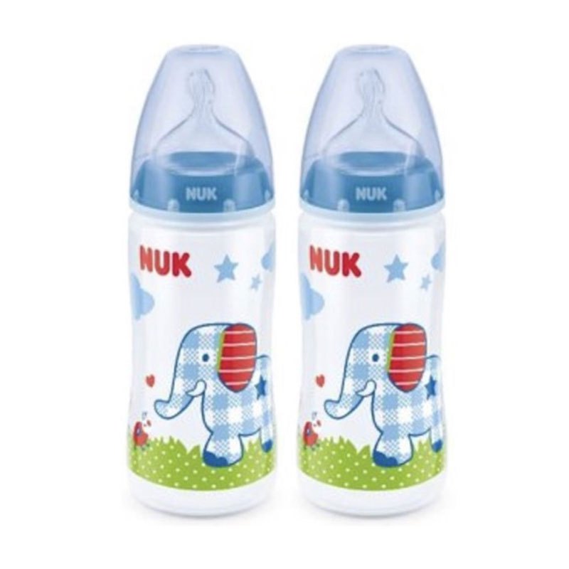 NUK First Choice Plus Trinksauger&Griff mit First Choice Babyflasche 300ml*2