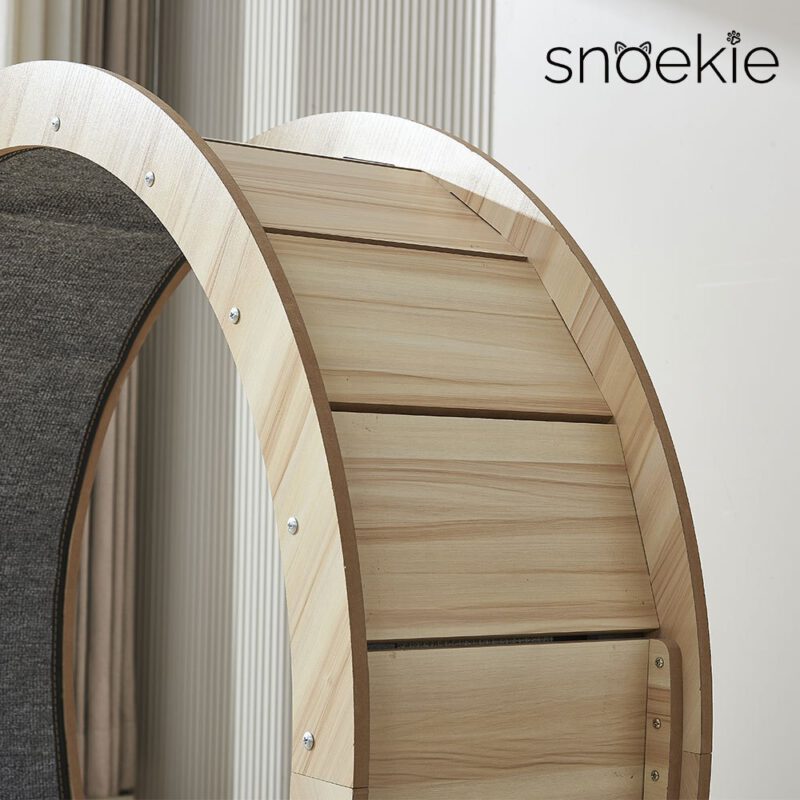 Snoekie KT-1100 – Leises Indoor Katzenlaufrad groß für Wohnungskatzen – stabil