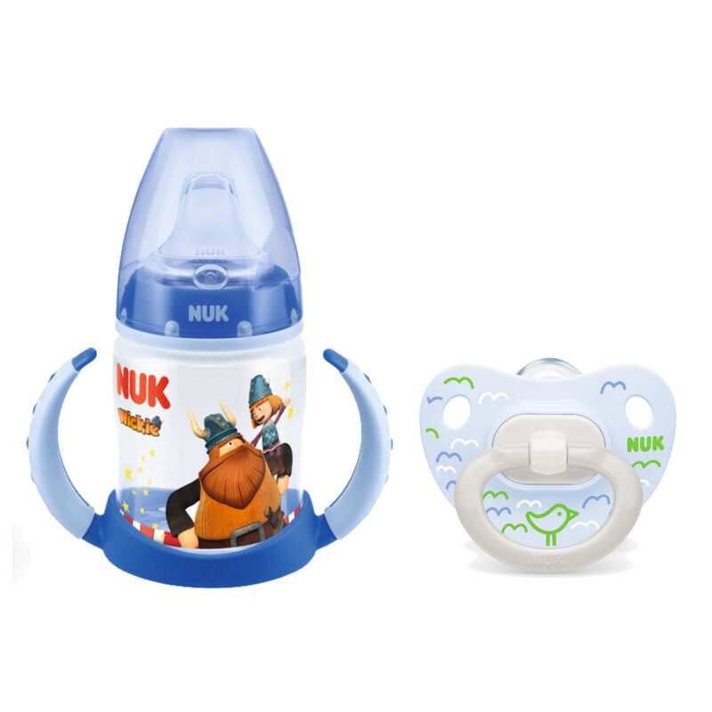 NUK  First Choice Trinklernflasche 150ml mit NUK Star Silikon-Schnuller 0-6 Monate