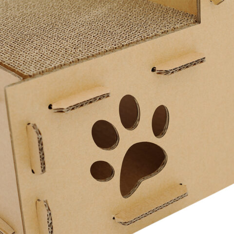 Snoekie Dreischichtiges Kratzbrett aus Wellpappe – robust, langlebig und ideal für spielaktive Katzen