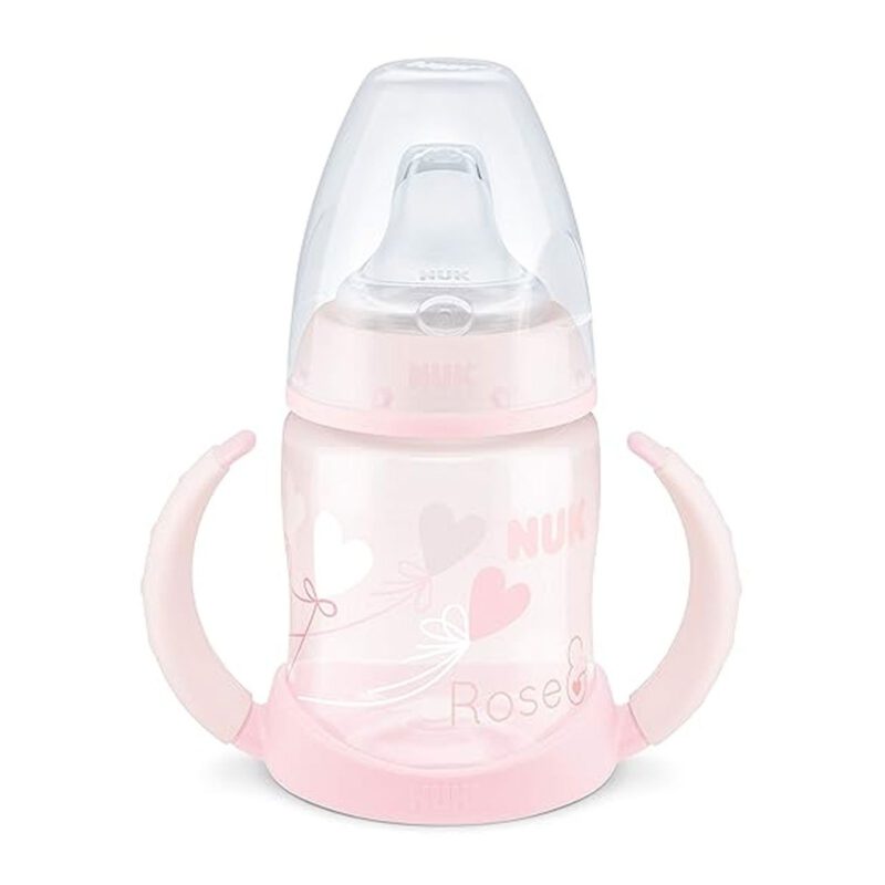 NUK First Choice Rose&blue Trinklernbecher | Trinklernflasche 150ml girl