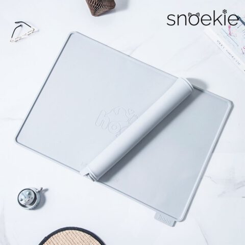 snoekie XL Silikon-Futtermatte – 55×39 cm, Rutschfest, Wasserdicht, Extra Groß, Leicht zu Reinigen