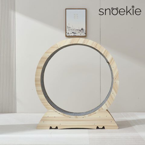Snoekie KT-1100 – Leises Indoor Katzenlaufrad groß für Wohnungskatzen – stabil