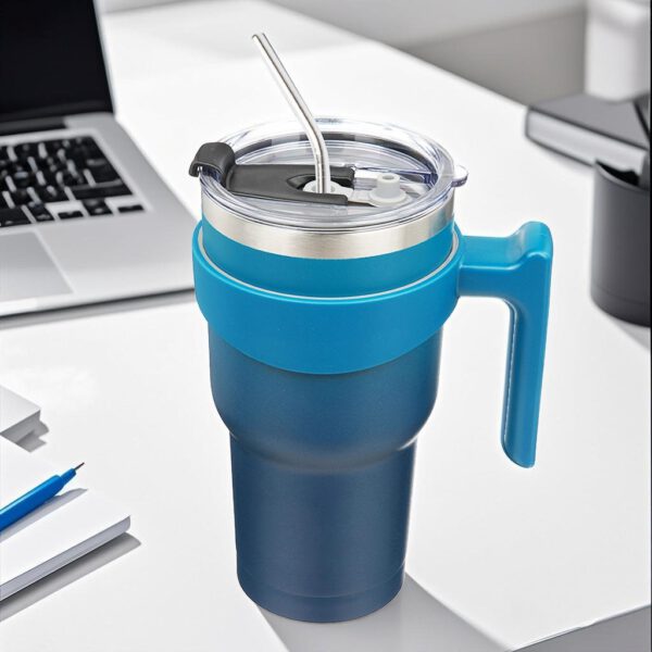 Snoekie Reise-Thermosbecher 900ml dunkel blau – Bild 2