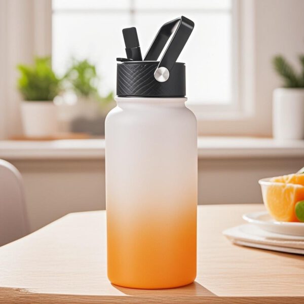 Snoekie Thermos Trinkflasche 800ml orange – Bild 3