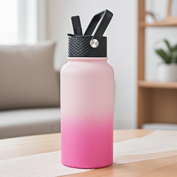 Snoekie Thermos Trinkflasche 800ml rosa – Bild 3