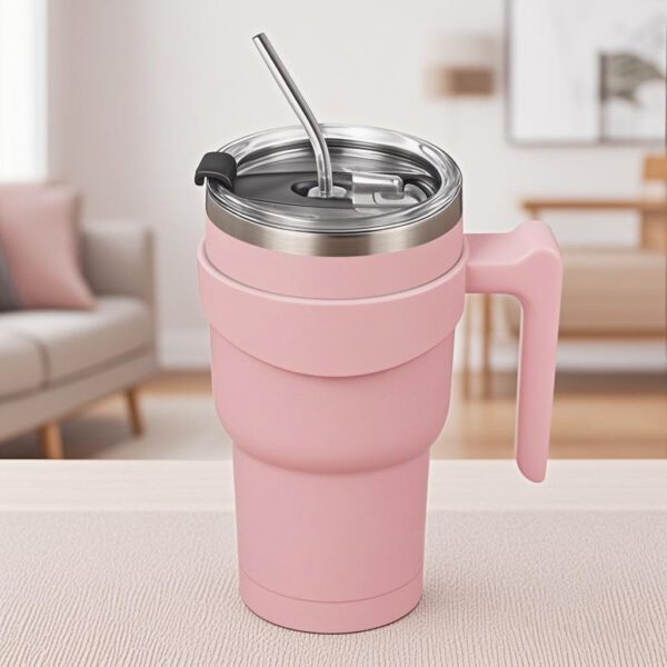 Snoekie Reise-Thermosbecher 900ml rosa – Bild 2