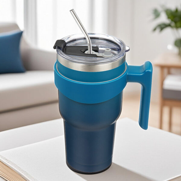 Snoekie Reise-Thermosbecher 900ml dunkel blau – Bild 3