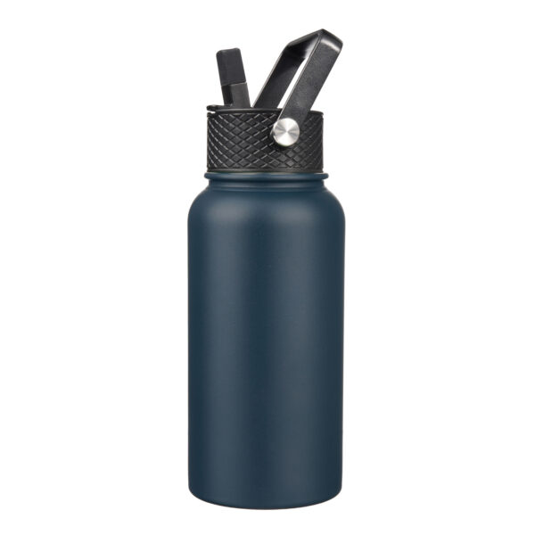 Snoekie Thermoflasche 800 ml – Edelstahl Trinkflasche | Vakuumisoliert, BPA-frei, mit 3 verschiedenen Deckeln & Trinkhalmen | hält Warm & Kalt | Auslaufsicher| lebensmittelecht geprüft (SGS / EU 1935/2004 – Bild 5