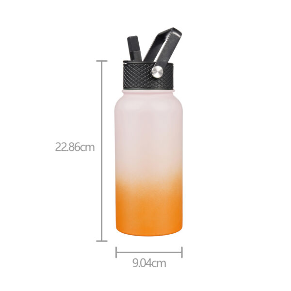 Snoekie Thermos Trinkflasche 800ml orange – Bild 6