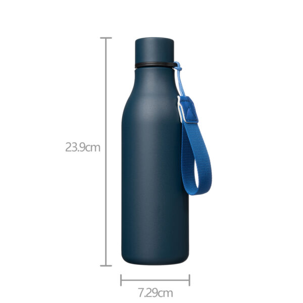 Snoekie Thermosflasche 530ml dunkel blau – Bild 4