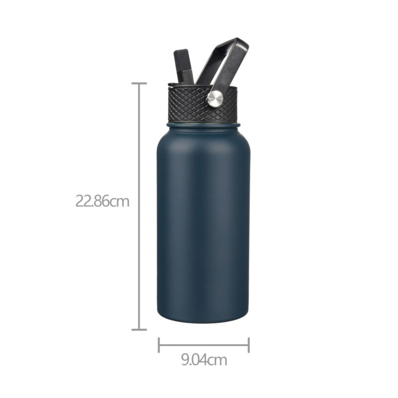 深蓝 Snoekie Thermos Trinkflasche 800ml dunkblau