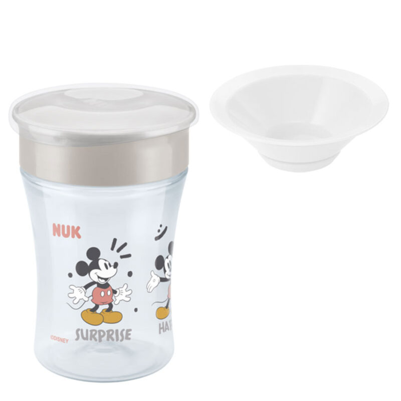 灰色迪士尼 NUK Disney Mickey Mouse Magic Cup  Starter set 230ml