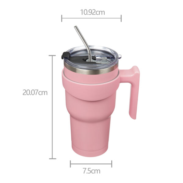Snoekie Reise-Thermosbecher 900ml rosa – Bild 4