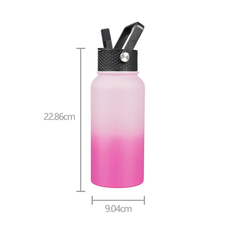 粉色 Snoekie Thermos Trinkflasche 800ml rosa