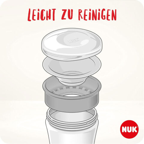 通用2048-3 NUK Magic Cup starter set l  mit Ersatz-Silikondichtscheibe
