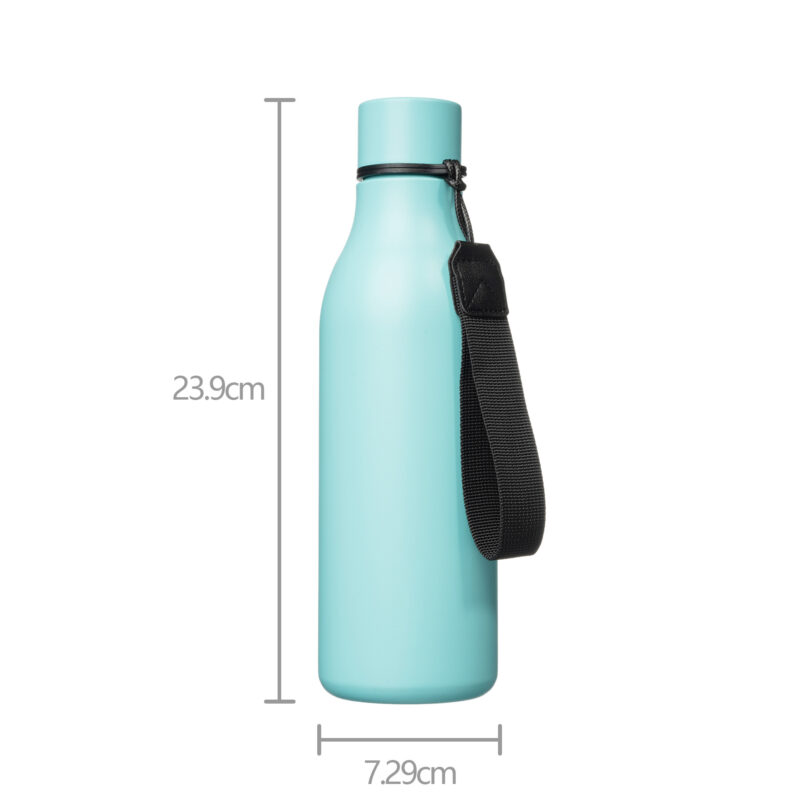 青色 Snoekie Thermosflasche 530ml hell blau