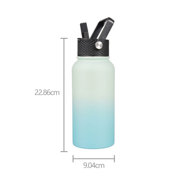 Snoekie Thermos Trinkflasche 800ml hell blau – Bild 6